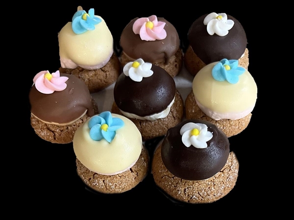 Opgemaakte koekjes 8 stuks