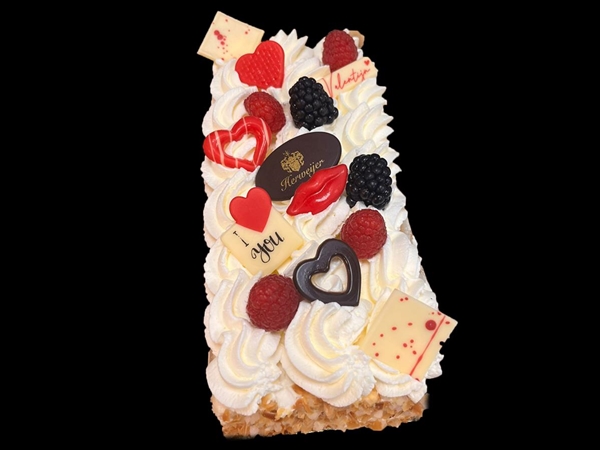 Valentijn Slagroomschnit